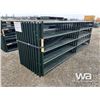 Image 4 : (24) 4X12 FT. GREEN RANCH GATES