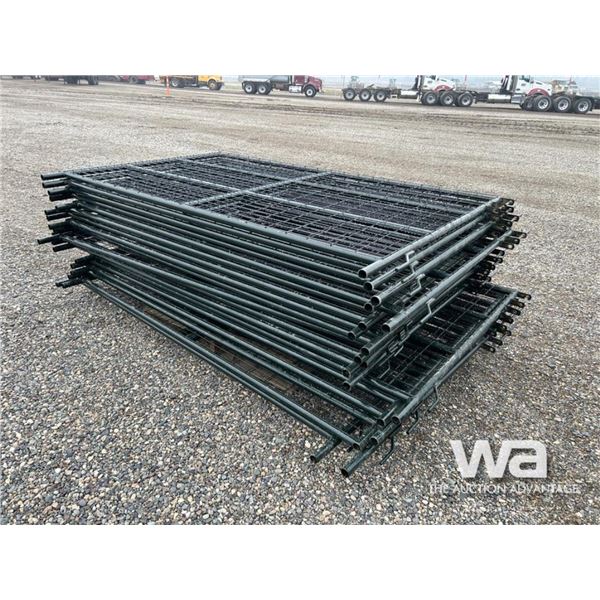 (18) 4X7 FT. GREEN LIVESTOCK PANELS