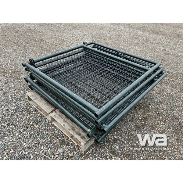 (8) 4X4 FT. GREEN GATES