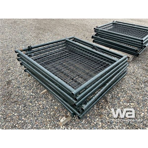 (8) 4X4 FT. GREEN GATES