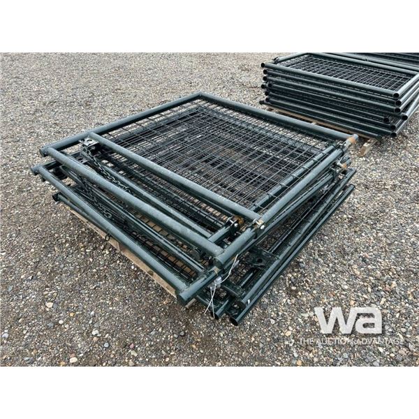 (8) 4X4 FT. GREEN GATES