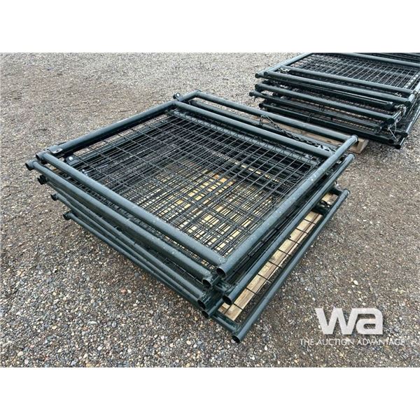 (8) 4X4 FT. GREEN GATES