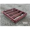 Image 4 : (4) 42 IN.X4 FT RED PRAIRIE GATES
