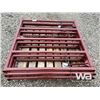 Image 5 : (4) 42 IN.X4 FT RED PRAIRIE GATES
