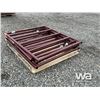 Image 4 : (4) 42 IN.X4 FT RED PRAIRIE GATES