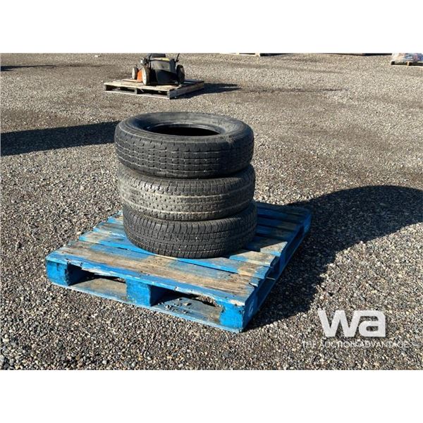 (3) GOODRIDE SUPER ST 225/75R15 TRAILER TIRES