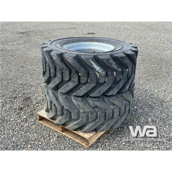(2) OUTRIGGER IN445/65D22.5 MANLIFT TIRES