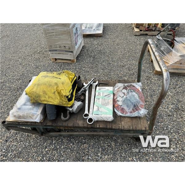 MACHINE SHOP CART, OXY-ACETYLENE TORCHES