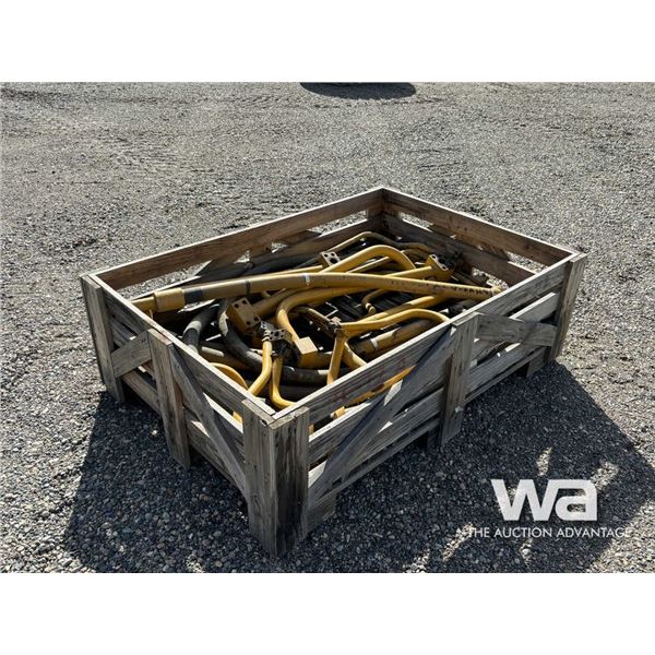 QTY OF CAT HYDRAULIC STEEL PIPE & HOSES