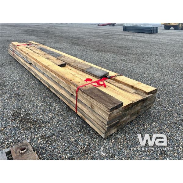 (34) PCE 2 X 8 IN.  ROUGH LUMBER
