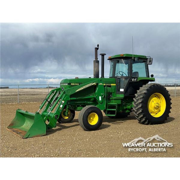 1986 JOHN DEERE 4650 2WD TRACTOR