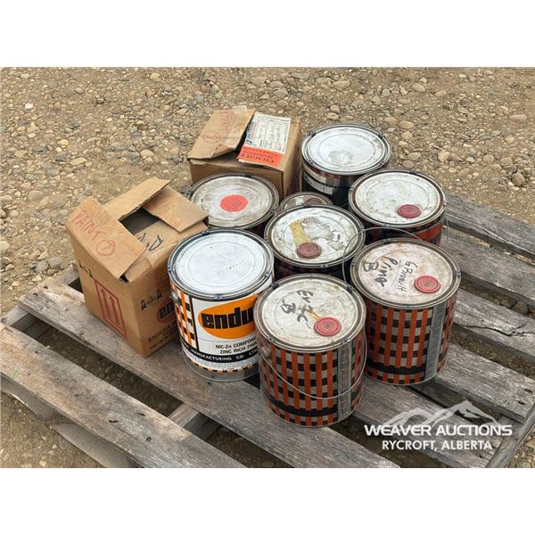 QTY OF ENDURA PAINT CANS