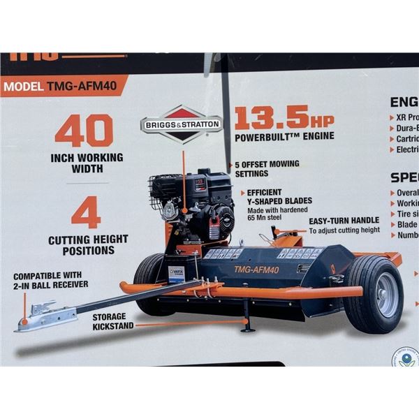 TMG 40 IN. ATV OFFSET FLAIL MOWER