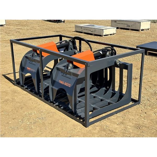 TMG 72 IN. HYD SKID STEER ROCK SKELETON BUCKET