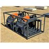 Image 1 : TMG 72 IN. HYD SKID STEER ROCK SKELETON BUCKET