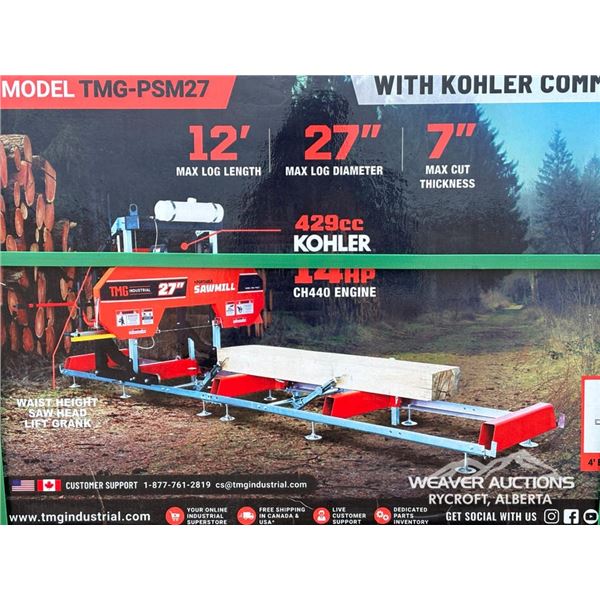 TMG 27 IN. PORTABLE SAWMILL