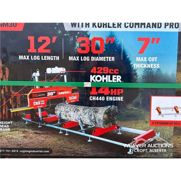 TMG 30 IN. PORTABLE SAWMILL
