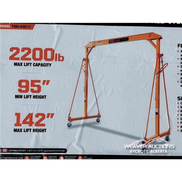 TMG 2200 LB. GANTRY CRANE
