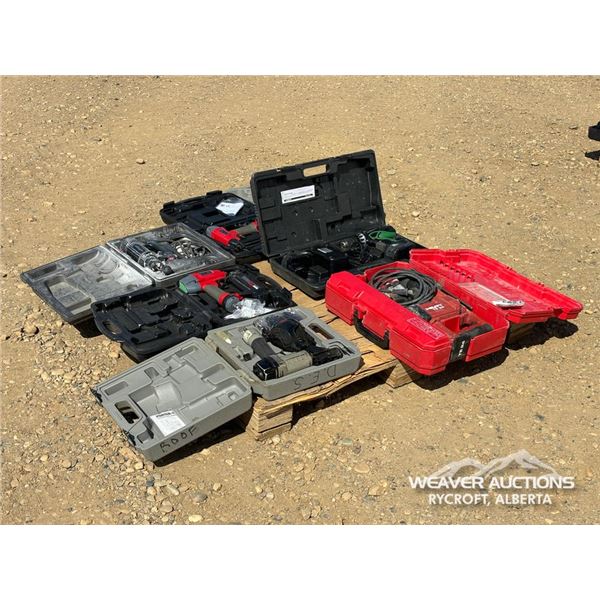 ASSORTED AIR NAILERS & POWER TOOLS