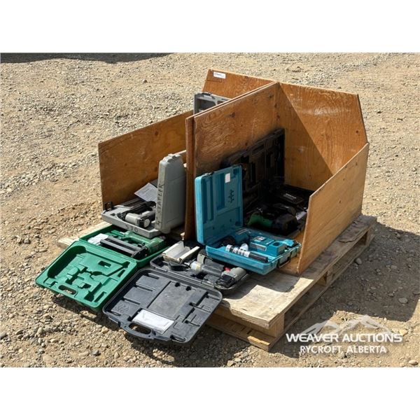 ASSORTED AIR NAILERS & POWER TOOLS