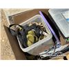 Image 5 : ALUMINUM TOOL BOX W/MISC SHOP PARTS
