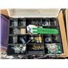 Image 6 : ALUMINUM TOOL BOX W/MISC SHOP PARTS