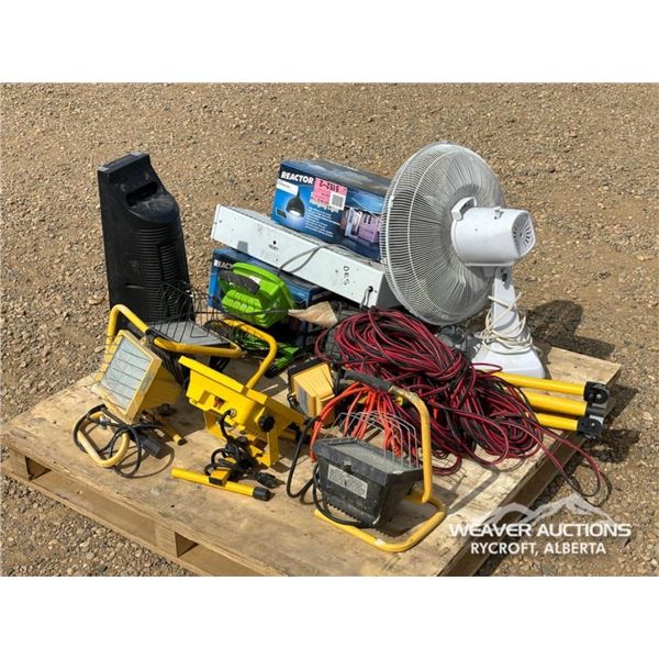 MISC LIGHTS, CORDS & HEATERS