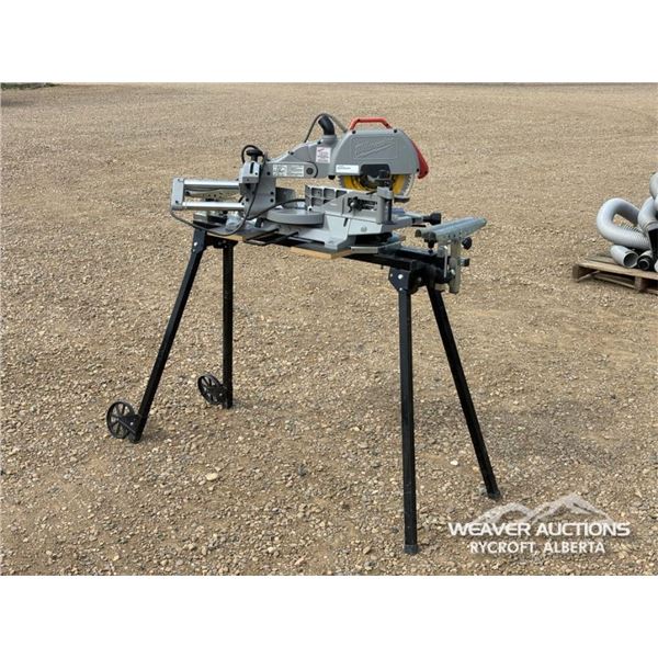 10 IN. MILWAUKEE MITER SAW W/STAND