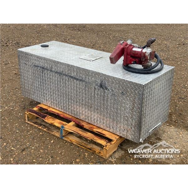 100 GALLON FUEL TANK W/12V FILL-RITE PUMP