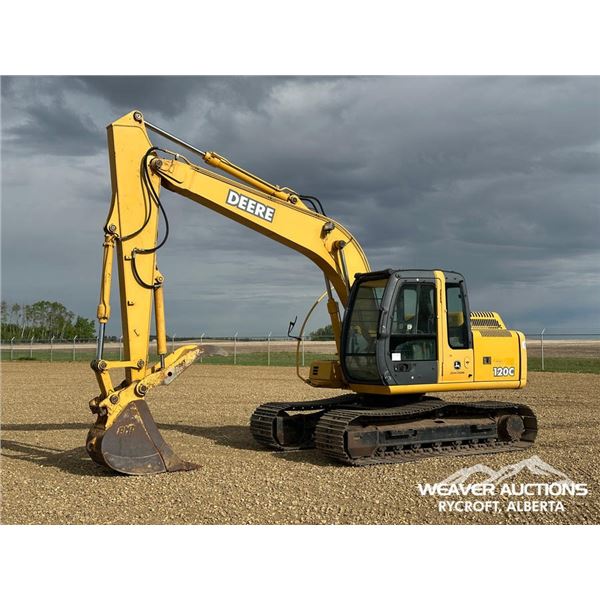 2008 JOHN DEERE 120C HYDRAULIC EXCAVATOR