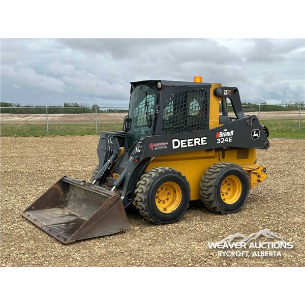 2017 JOHN DEERE 324E 2-SPEED SKID STEER LOADER