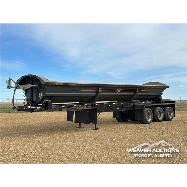 2014 CENTER LINE R-WAY TRIDEM SIDE DUMP TRAILER *updated CVIC Inspection