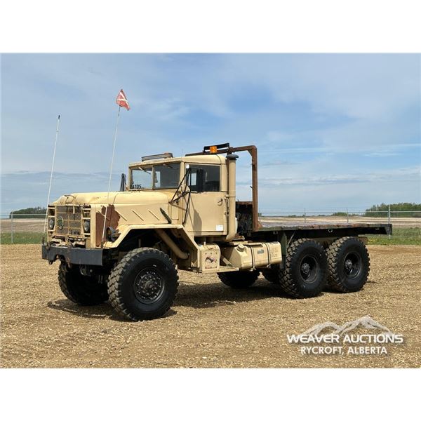 1989 BMY M923A2 T/A FLATBED TRUCK
