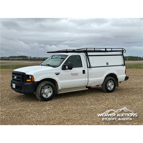2007 FORD F350 XL SUPER DUTY SINGLE CAB PICKUP