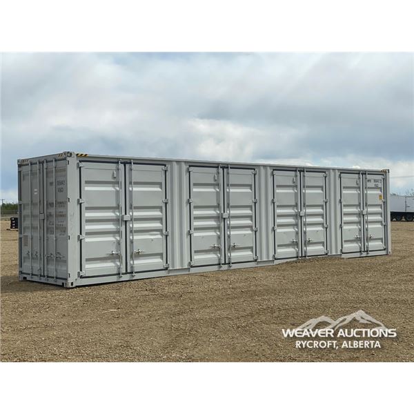 2025 8 X 40 FT. MULTIDOOR SHIPPING CONTAINER