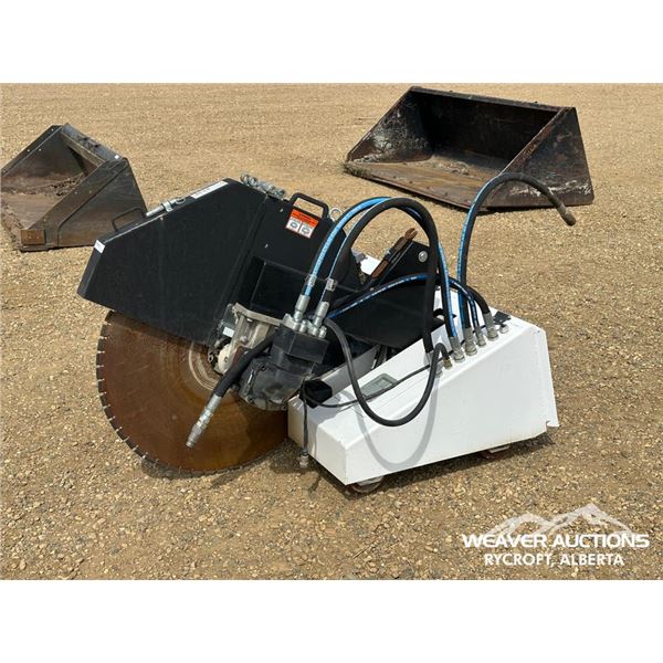 CUTS SKID STEER CONCRETE CUTTING SAW