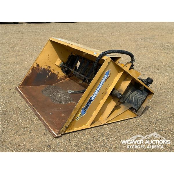 HLA SS84 SKID STEER SIDE DISCHARGE CONCRETE BIN