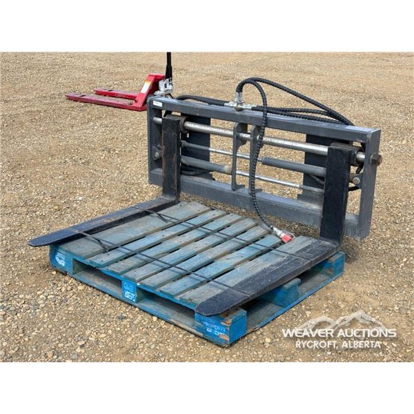 HYDRAULIC SKID STEER PALLET FORKS