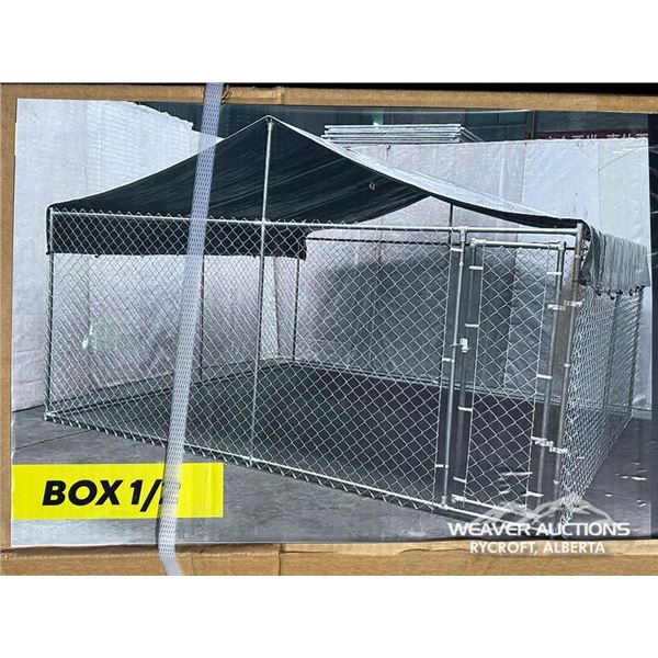 13 X 13 FT. CHAIN LINK DOG KENNEL