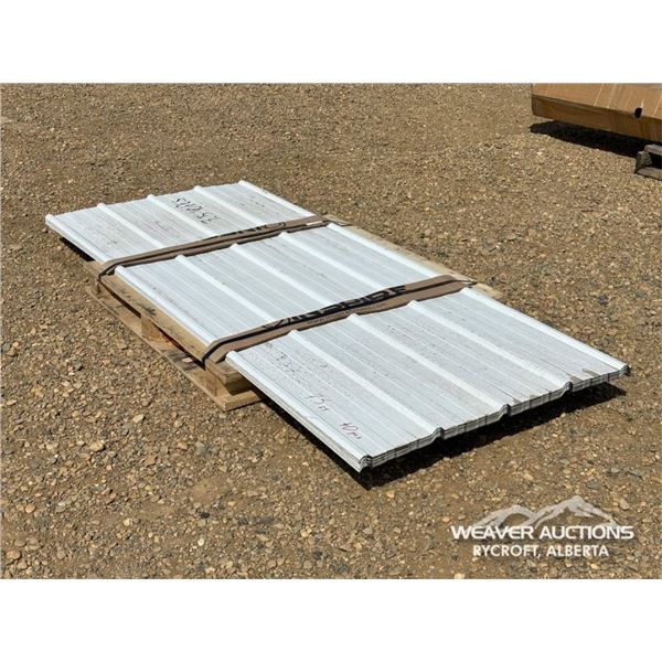 (40) 7.5 X 3 FT. TIN SHEETS