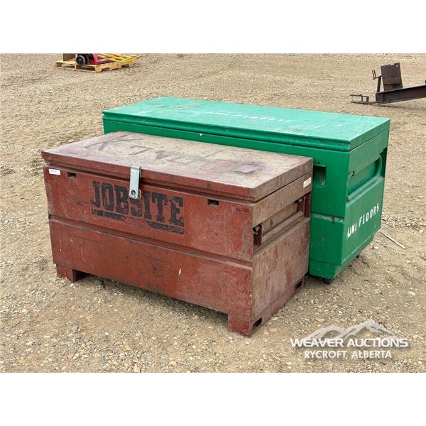 (2) JOB BOXES