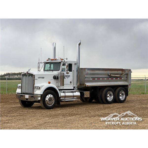 1989 KENWORTH W900B T/A DUMP TRUCK