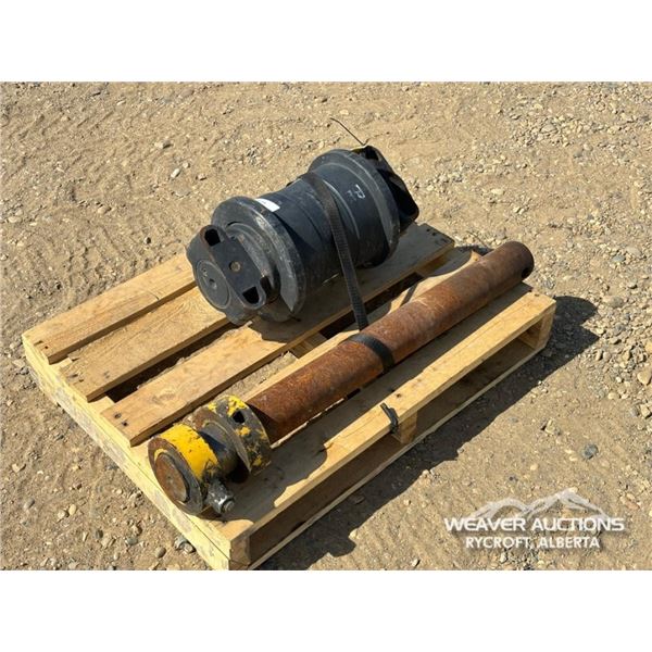 TRACK HOE ROLLER AND PIN