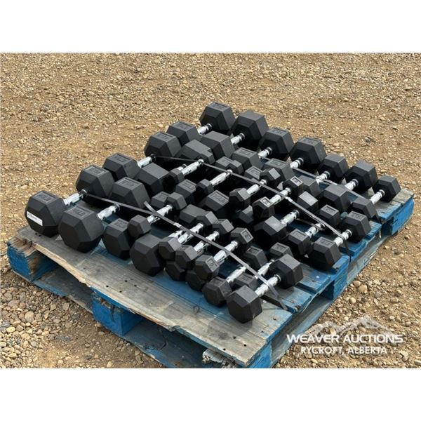 QTY OF DUMBELLS