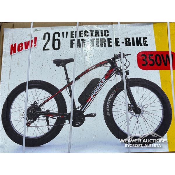 26 IN. FAT TIRE ELECTRIC BIKE