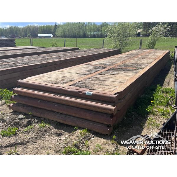 (4) 8 X 40 FT. STEEL RIG MATS