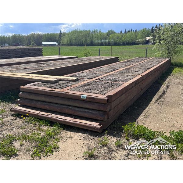 (4) 8 X 40 FT. STEEL RIG MATS