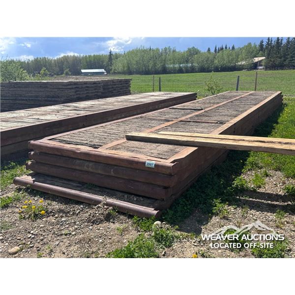 (4) 8 X 40 FT. STEEL RIG MATS