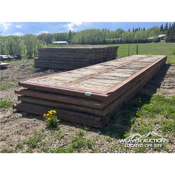 (4) 8 X 40 FT. STEEL RIG MATS