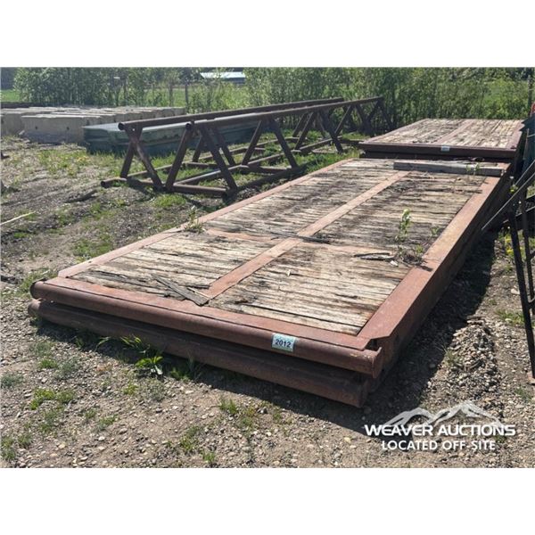 (2) 8 X 20 FT. STEEL RIG MATS